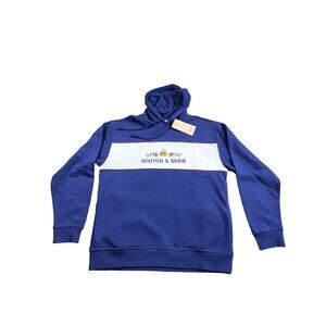 Scotch & Soda Hoodie Mens Medium Blue Long Sleeve Sweatshirt Hoodie NEW Casual